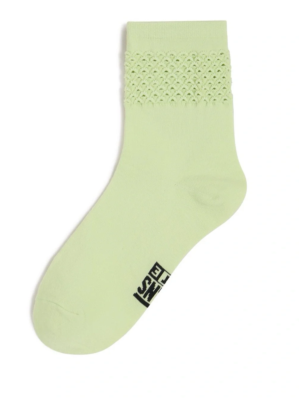 VAN MTE Zones Half Crew Shadow Lime Sock